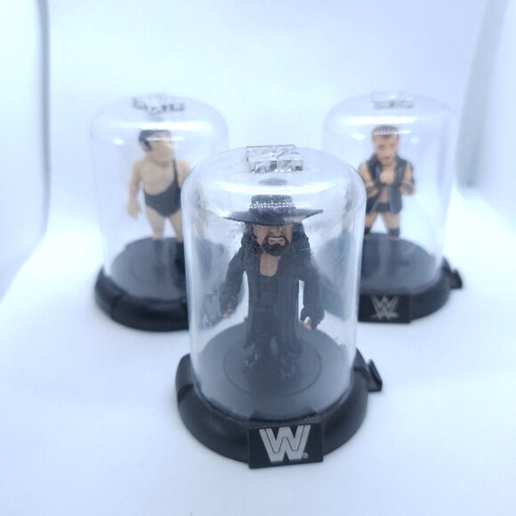 2018 WWE Domez Andre The Giant Undertaker Randy‎ Orton Mini Figurines - Picture 1 of 12